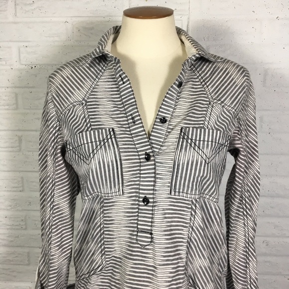 BDG Urban Outfitters Half Button Down Shirt Dress - Picture 4 of 7